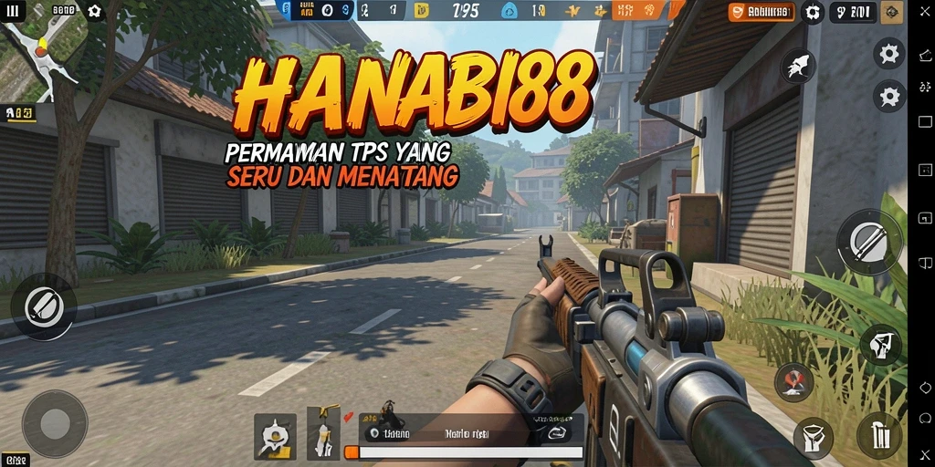 Tampilan gameplay seru dan mendebarkan di HANABI88