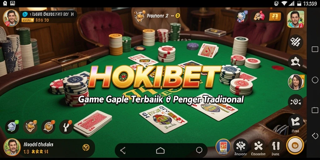 Gameplay seru HOKIBET di dalam aplikasi Gaple yang menarik.