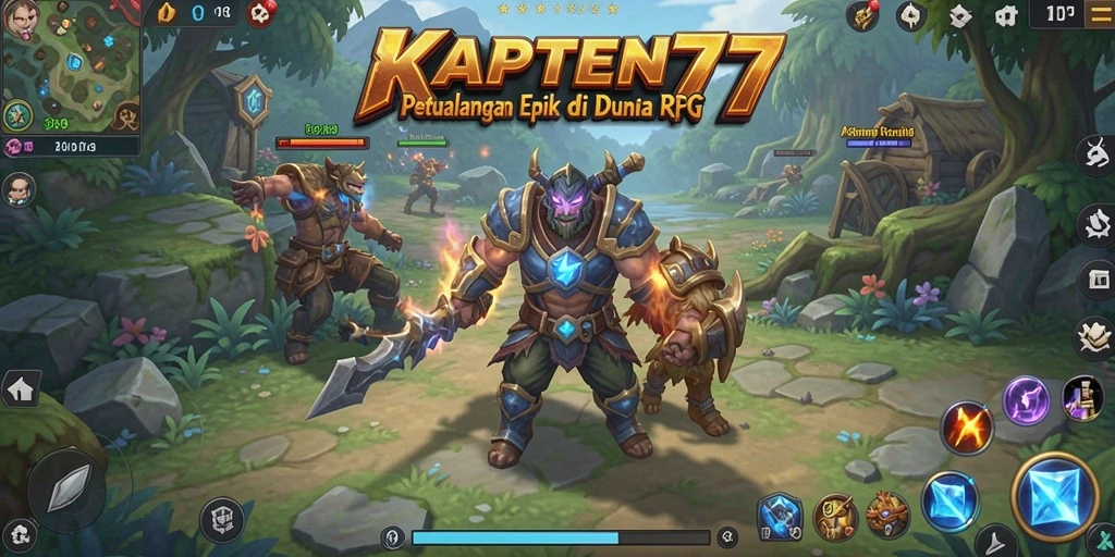 Tampilan gameplay RPG KAPTEN77 yang menarik dan penuh aksi.