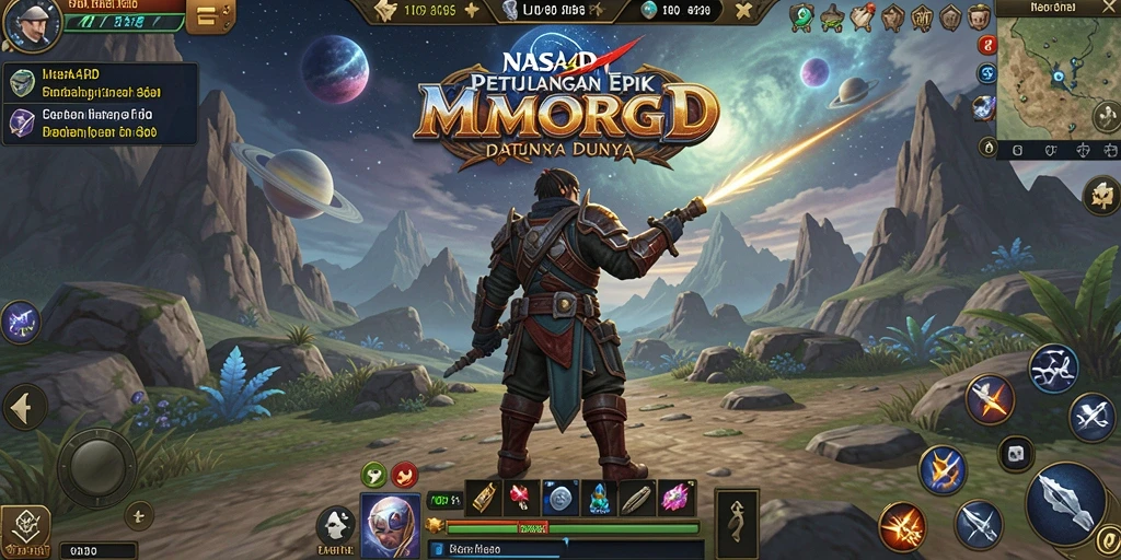 Gameplay seru dalam dunia petualangan MMORPG NASA4D.