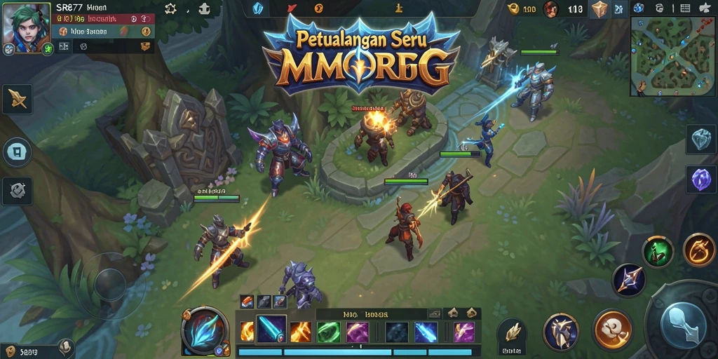 Gameplay seru SR877 di dunia MMORPG yang penuh petualangan.